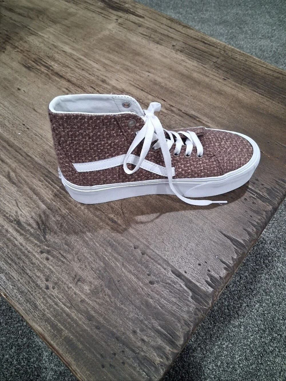 Vans chunky white